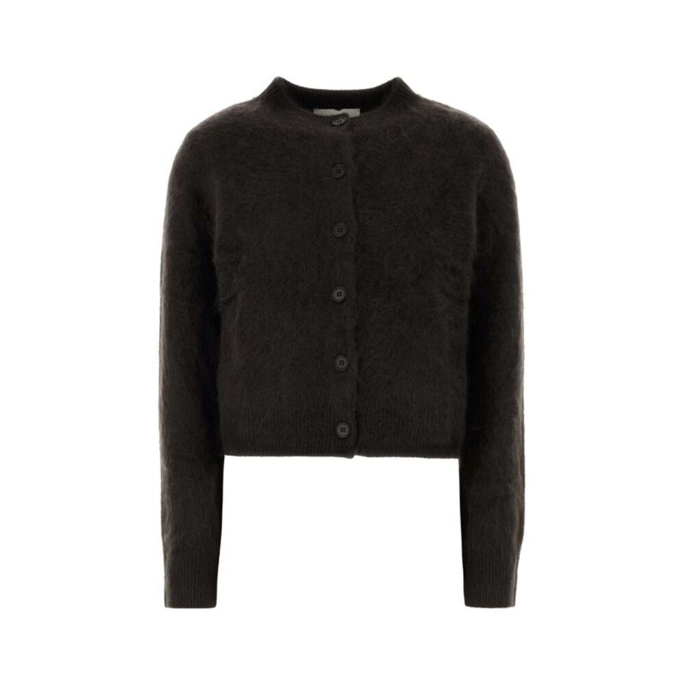 Lisa Yang Women Dark Brown Cashmere Azalea Cardigan